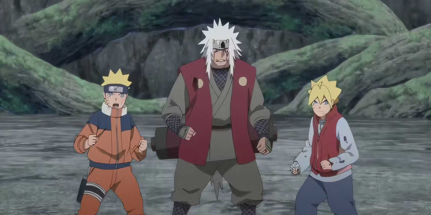 Naruto, Jiraiya e Boruto