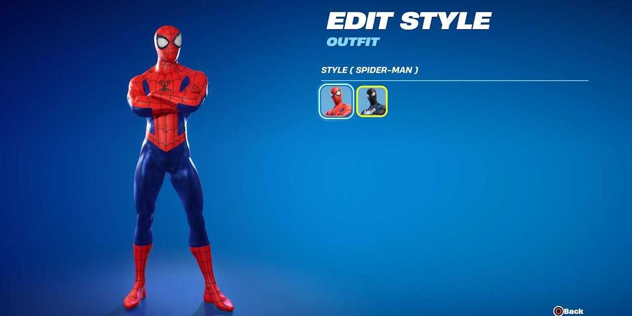 skin do homem aranha em fortnite