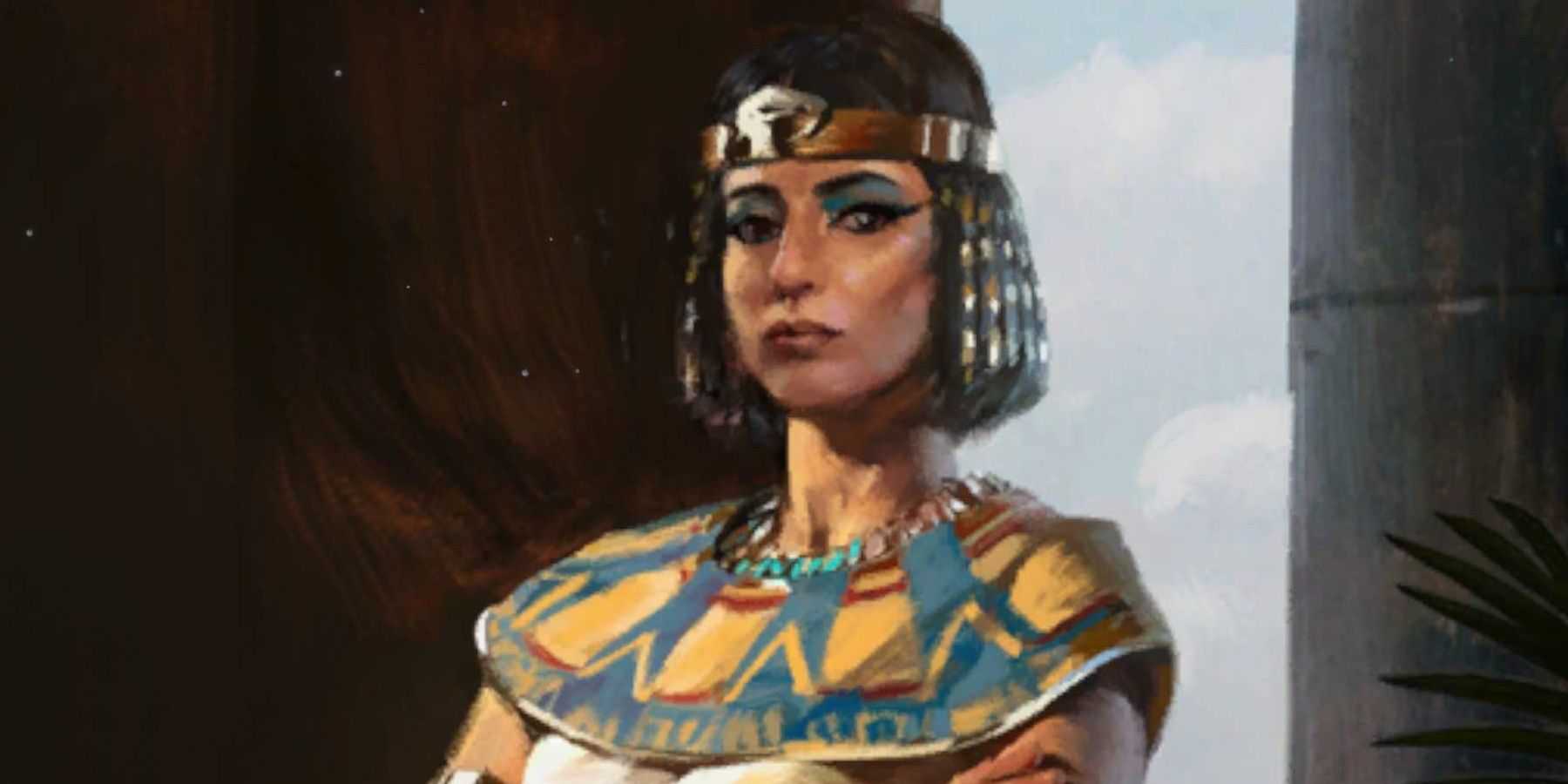 Tela de seleção de líder de Hatshepsut do Velho Mundo Cortada Cortada (1)