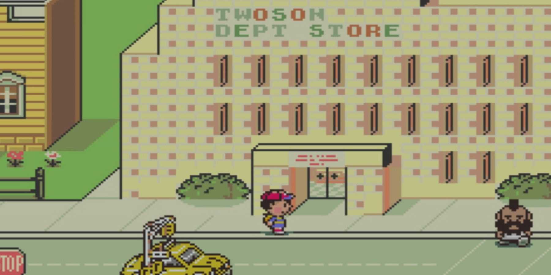 ness at the twoson department store in earthbound