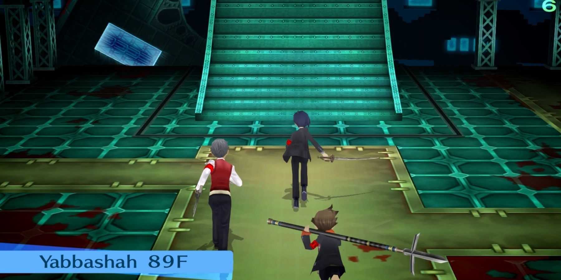 the party running through tartarus in persona 3 portable