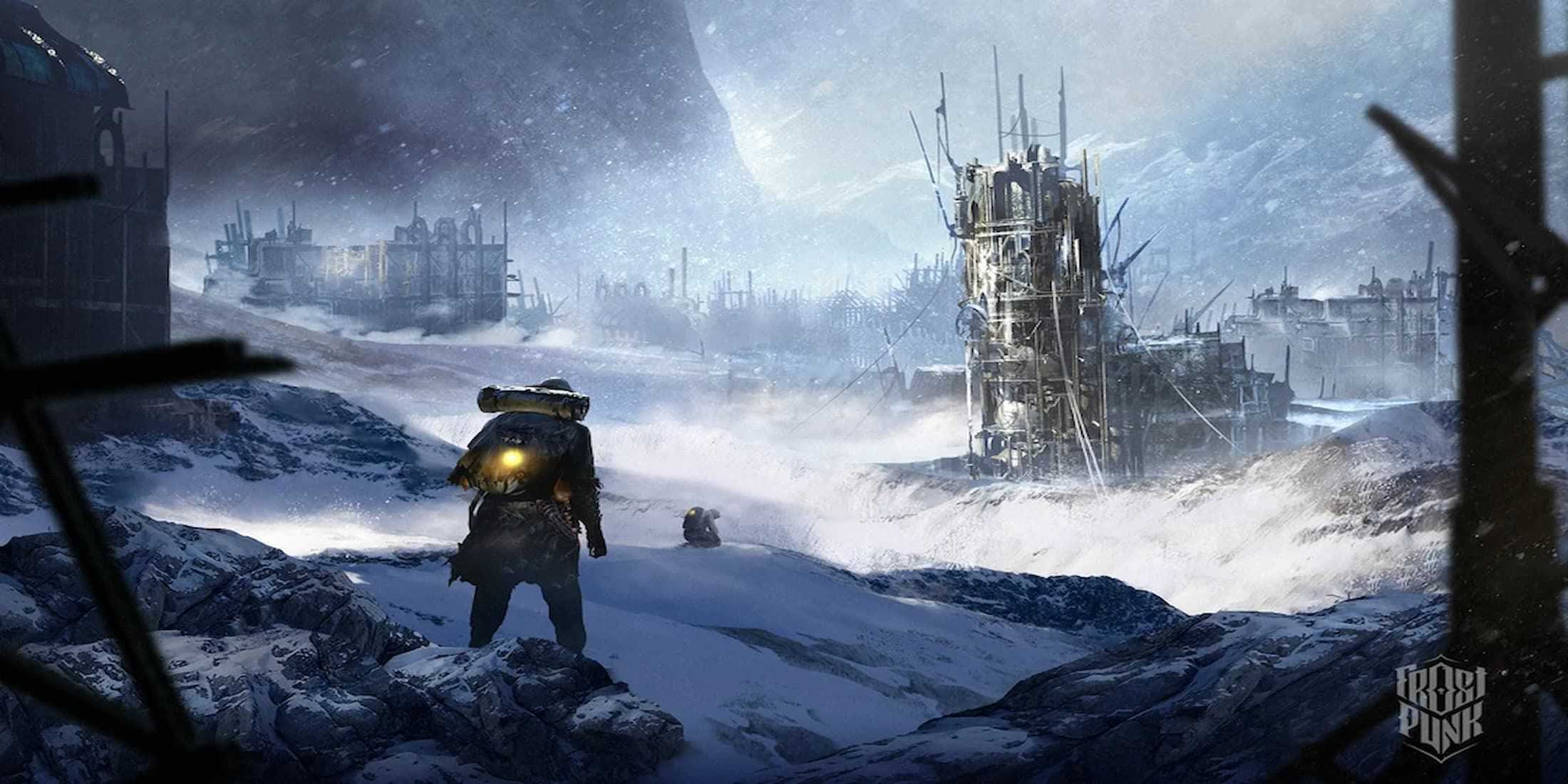 Frostpunk Cidade em ruínas de Winterhome