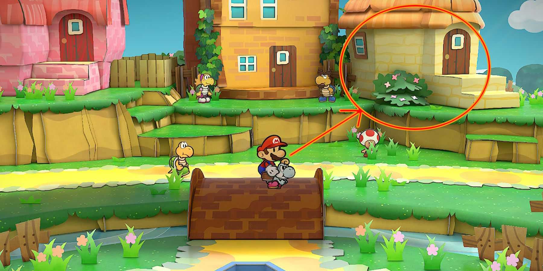 paper mario the thousand year door tayce t location in petalburg-1