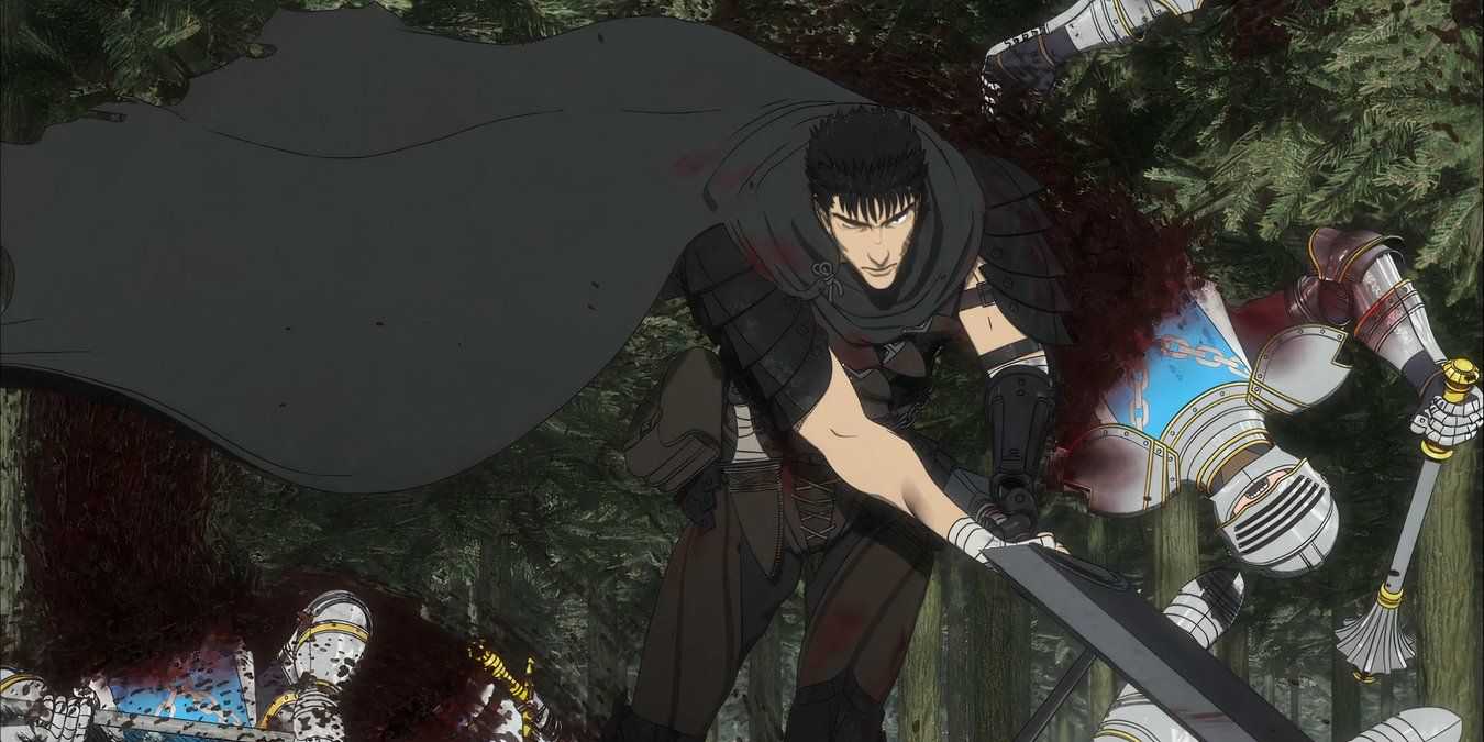 Berserk Guts slicing enemies 2016