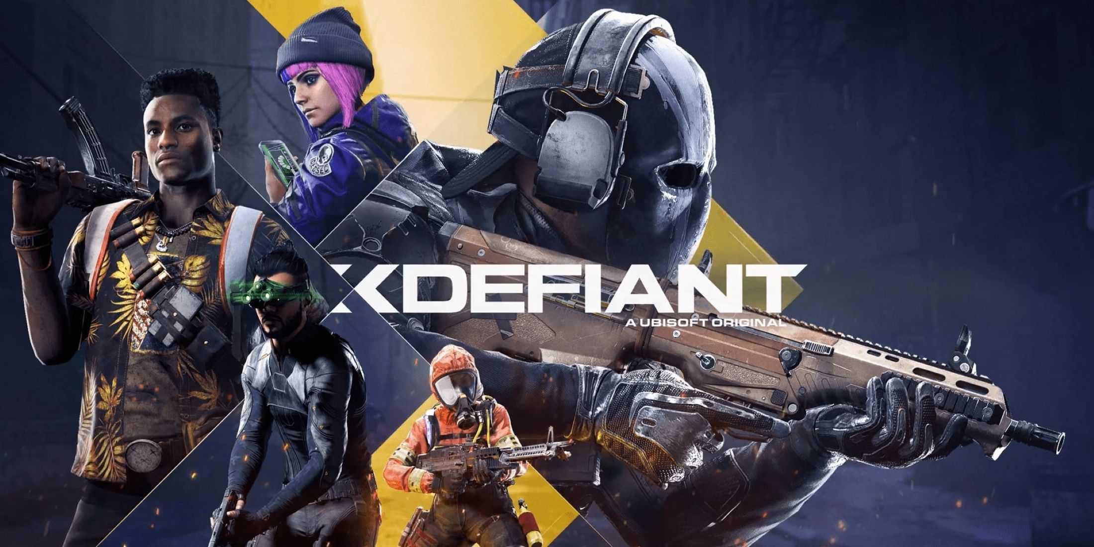 Imagem da capa do XDefiant com vários personagens