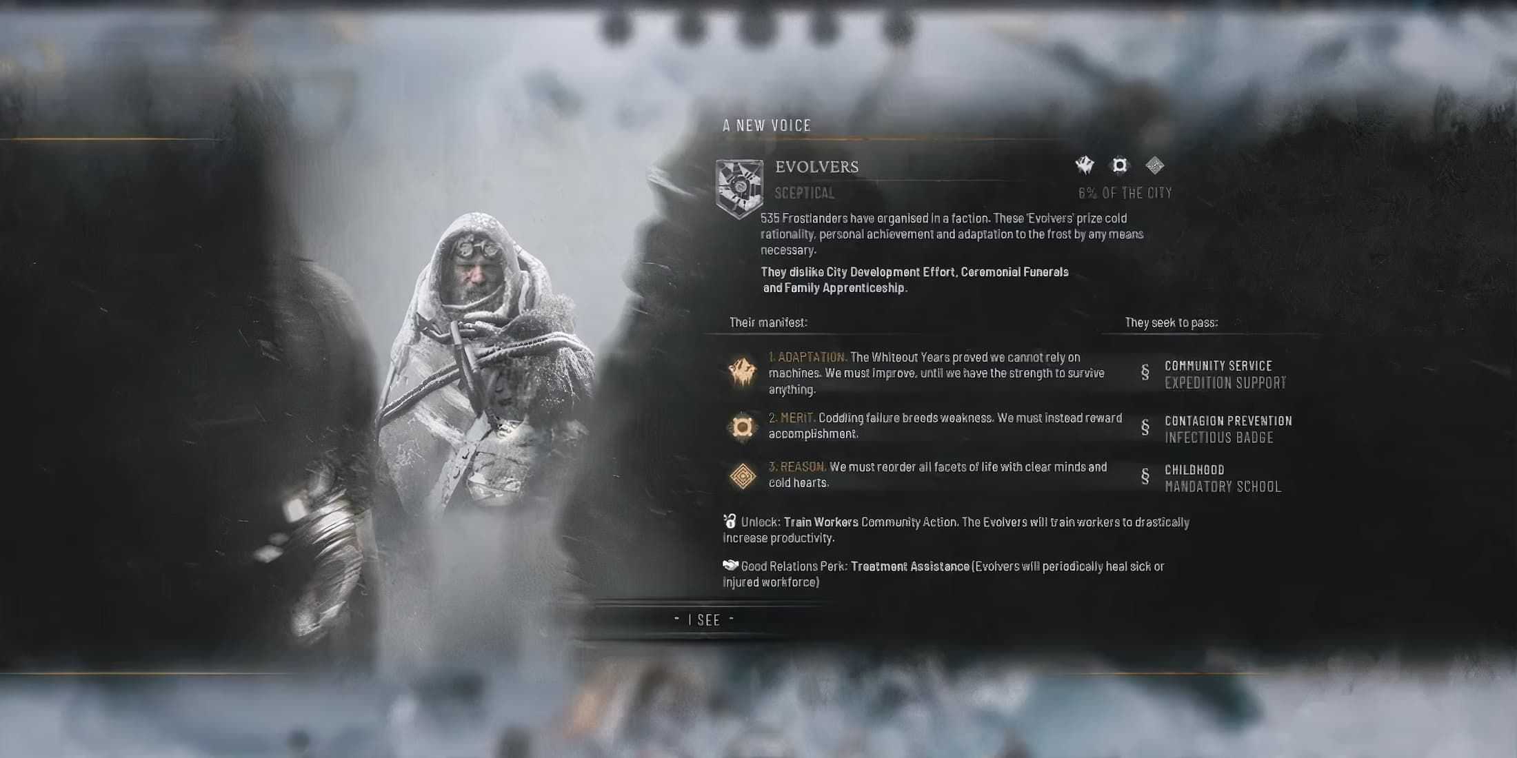 Frostpunk 2 Evolvers Facção (1)