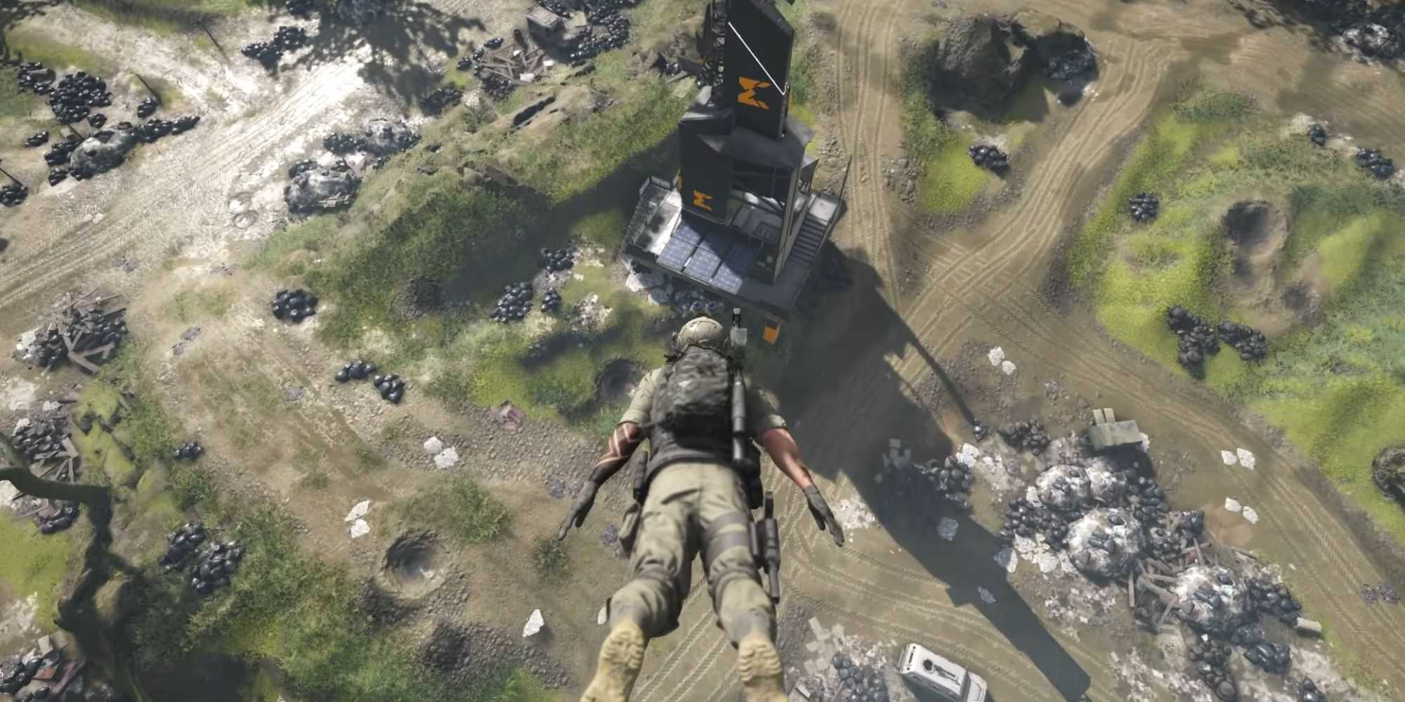 A player diving onto a map in Ghost Recon: Breakpoint