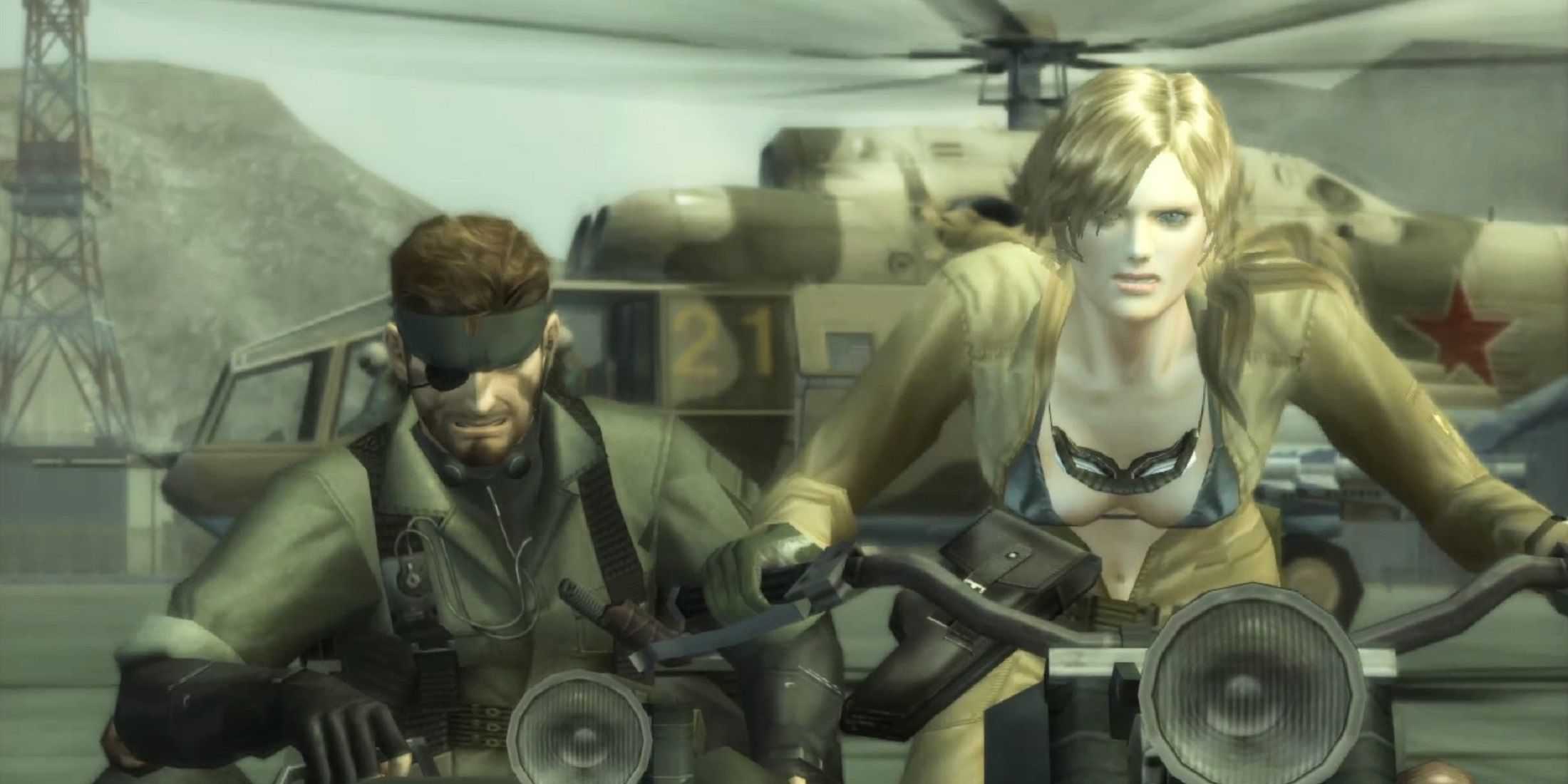 Naked Snake and Eva Metal Gear Solid 3 Snake Eater