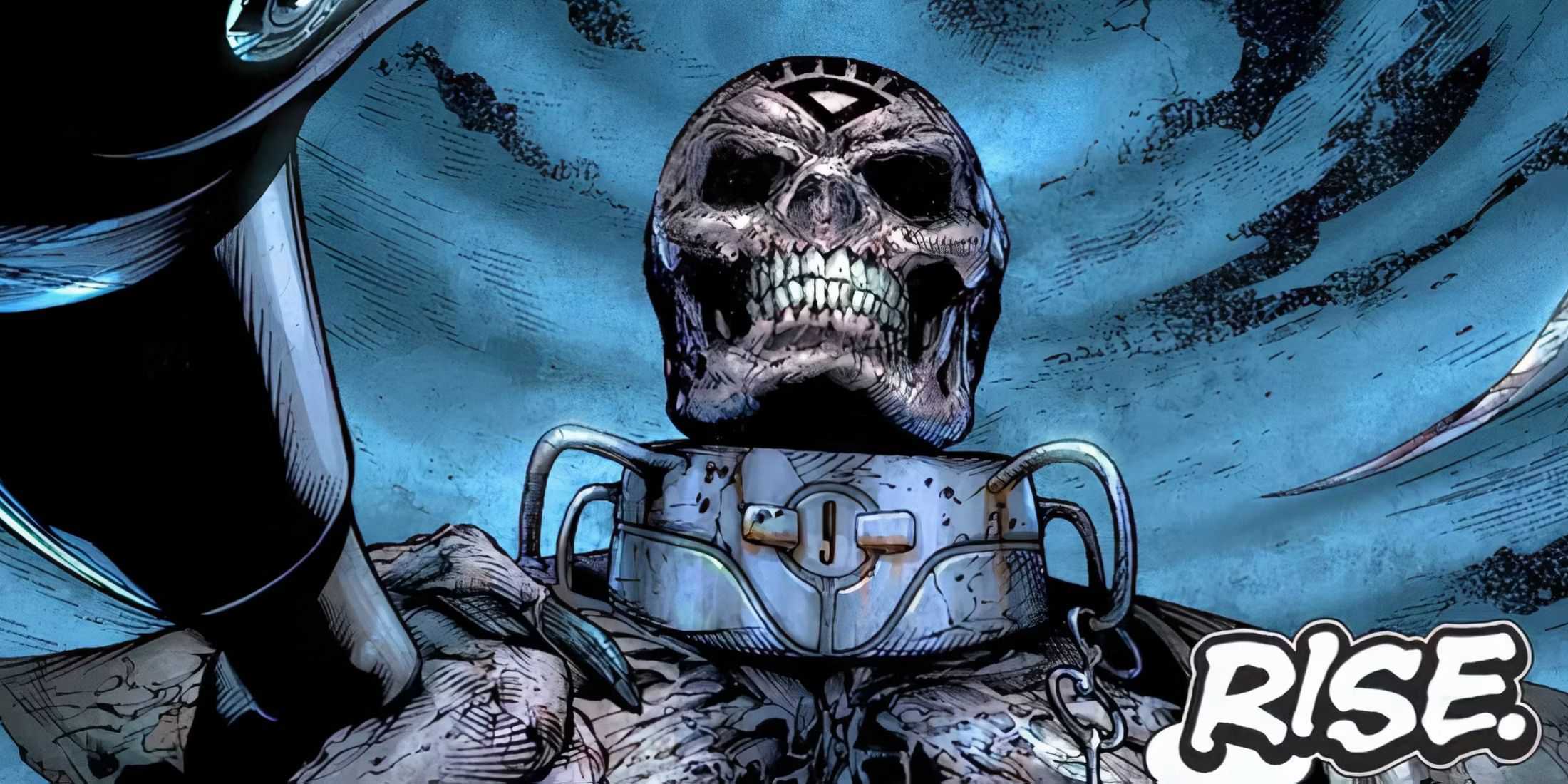 Uma imagem de Nekron da DC Comics