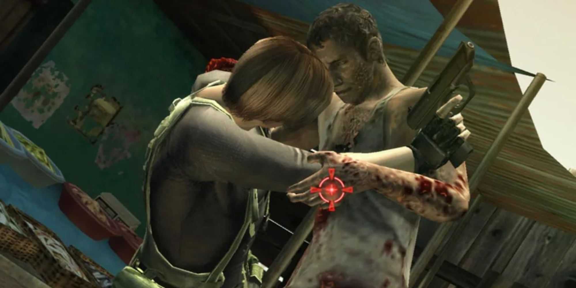 gameplay screenshot of resident evil the darkside chronicles.