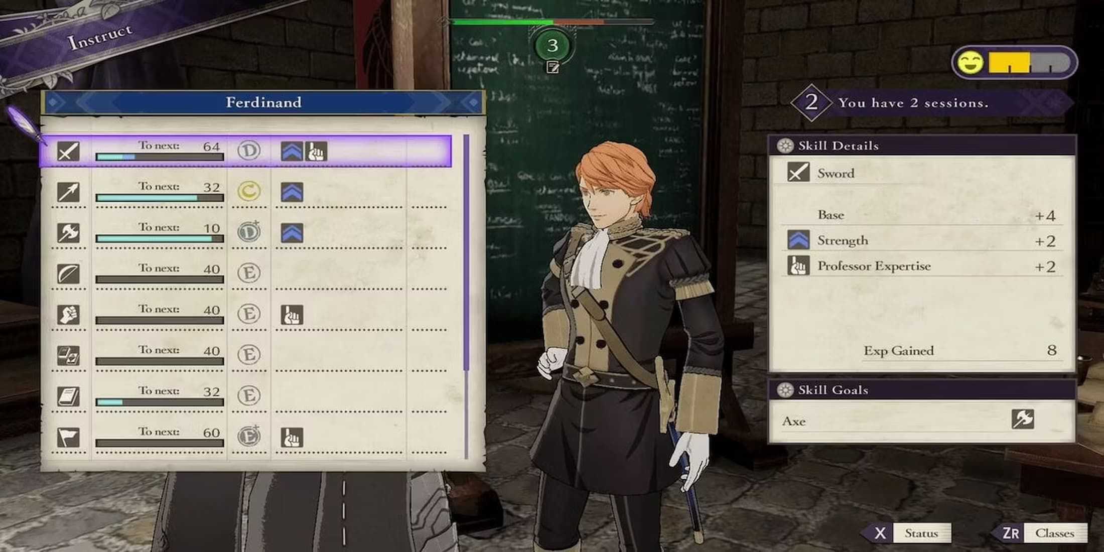 Tutoring Ferdinand Fire emblem three houses