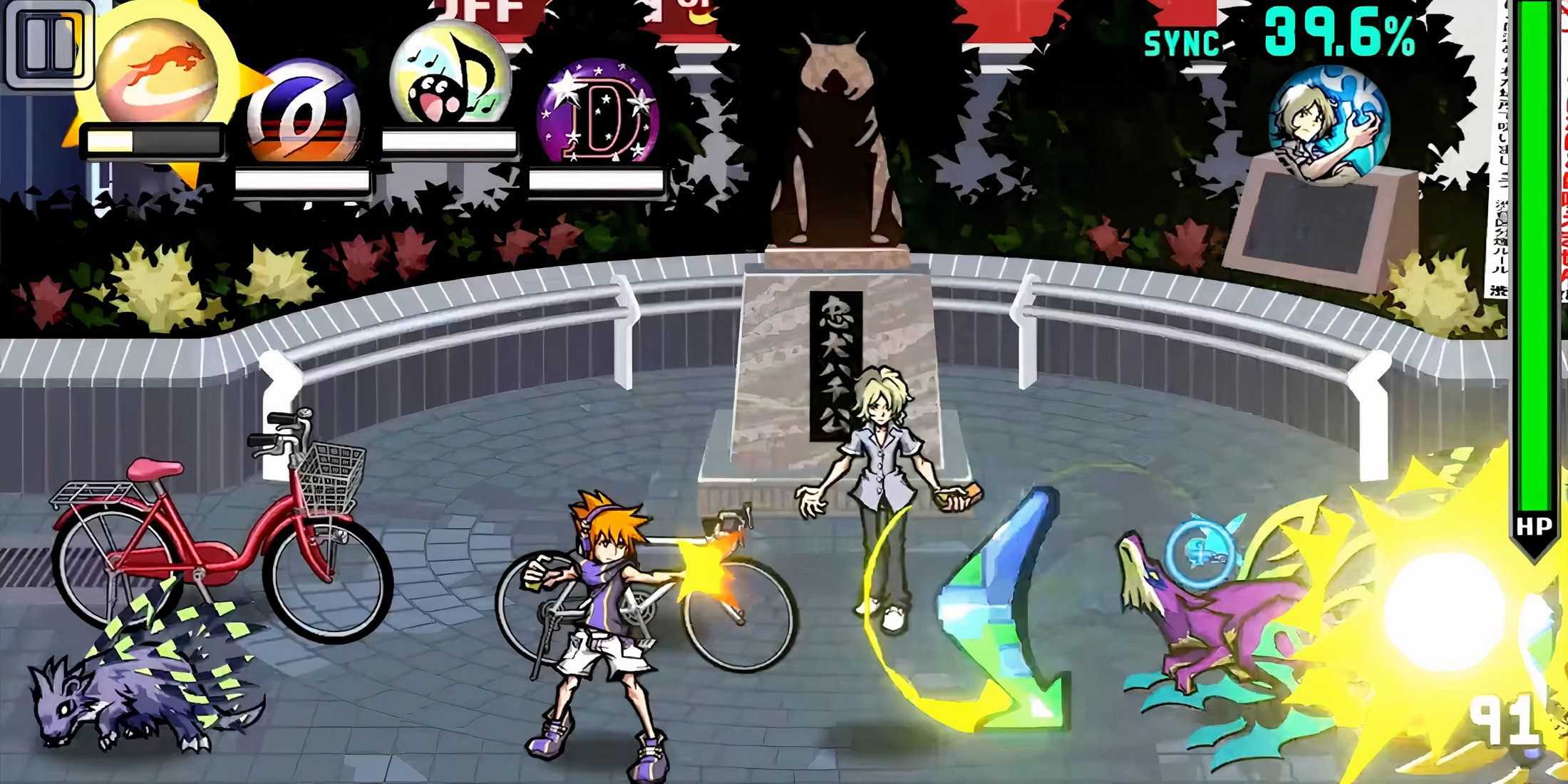 Neku and Joshua in The World Ends With You Final Remix (1)