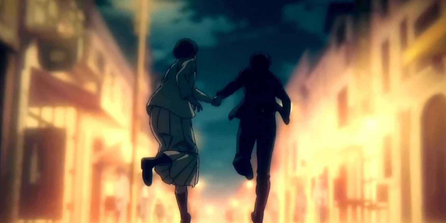 eren and mikasa running away-1