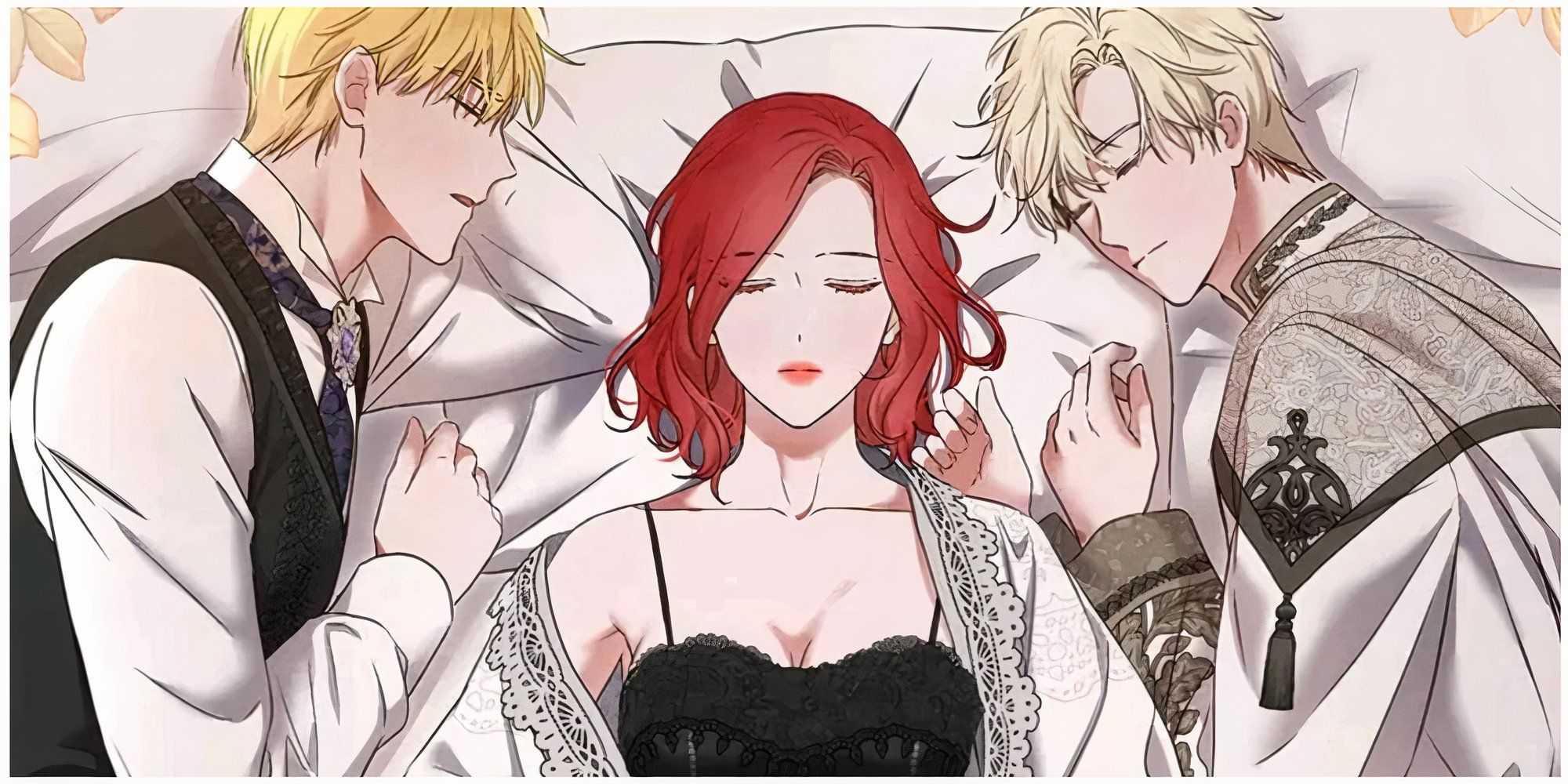 I fell into a reverse harem game manhwa main protagonist waking up as Elvia