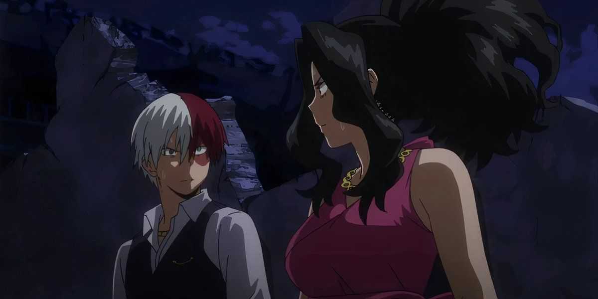 Todoroki e Yaoyorozu My Hero Academia