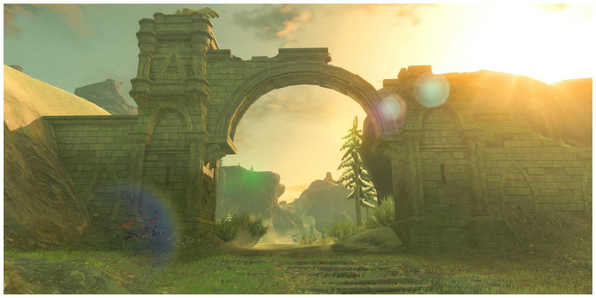 Legend of zelda breath of the wild ruins entrance