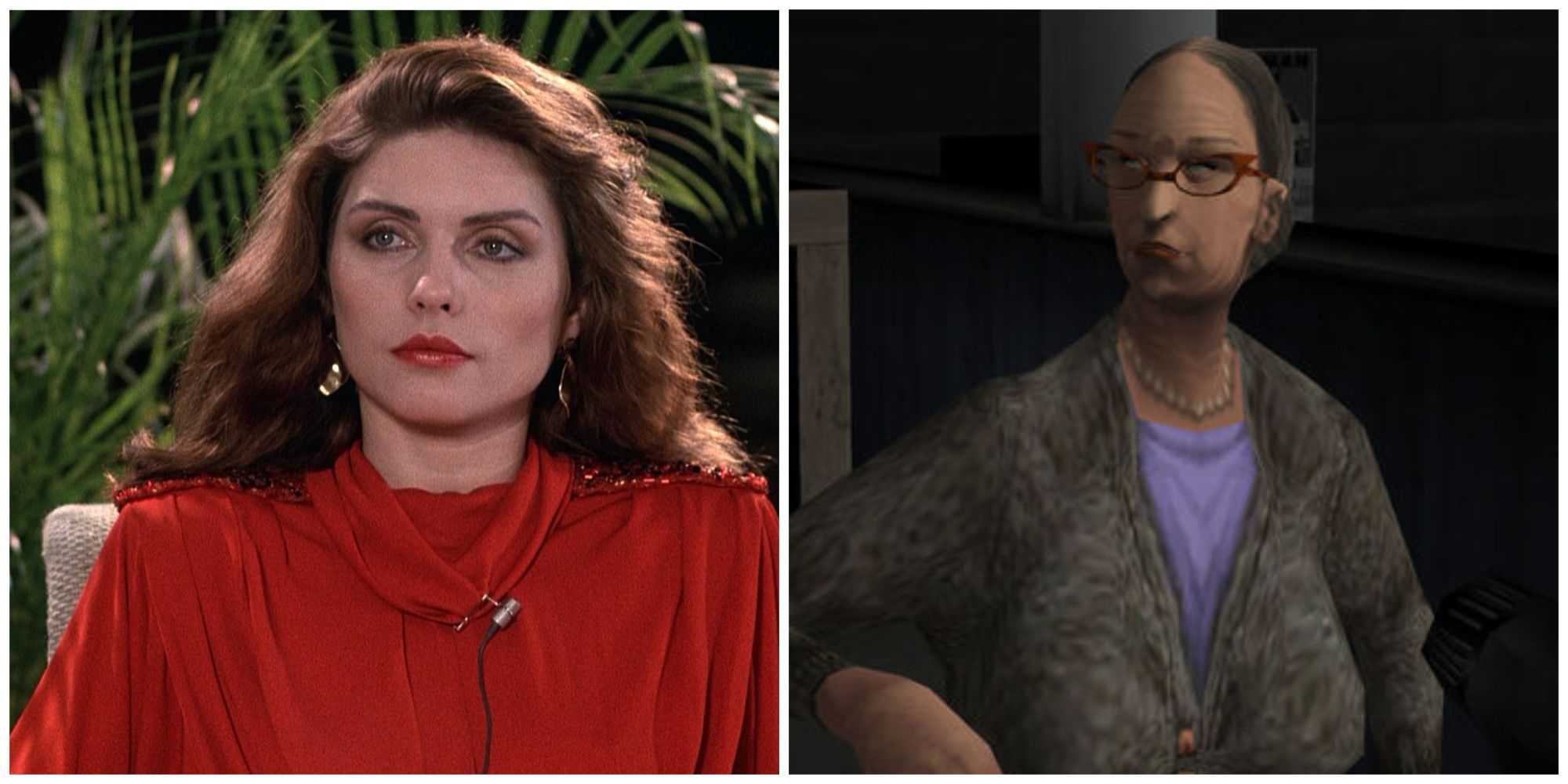 Debbie Harry como Nicki Brand em Videodrome; Doris de Vice City, dublada por Harry