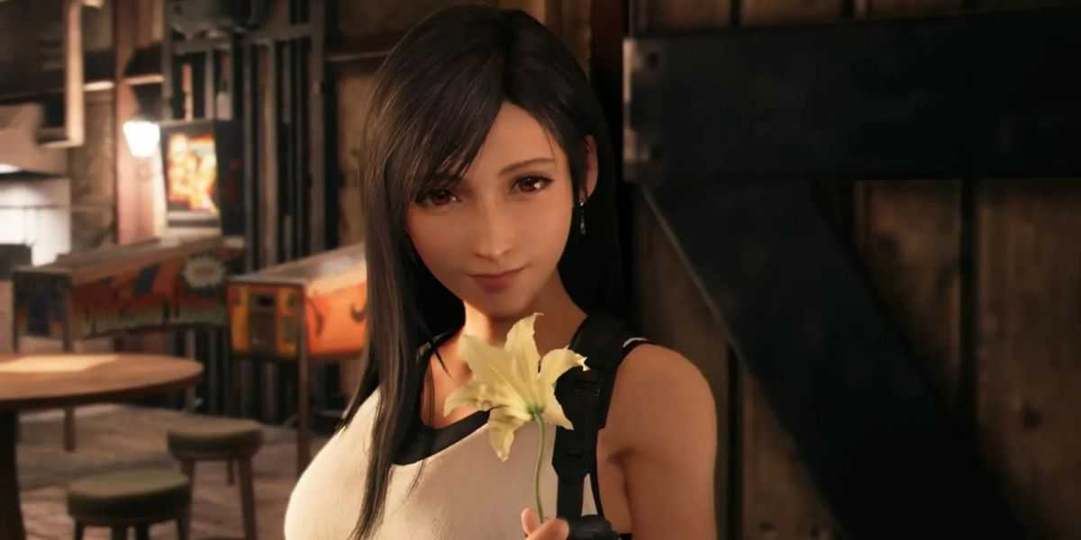 tifa flower reunion final fantasy 7 remake