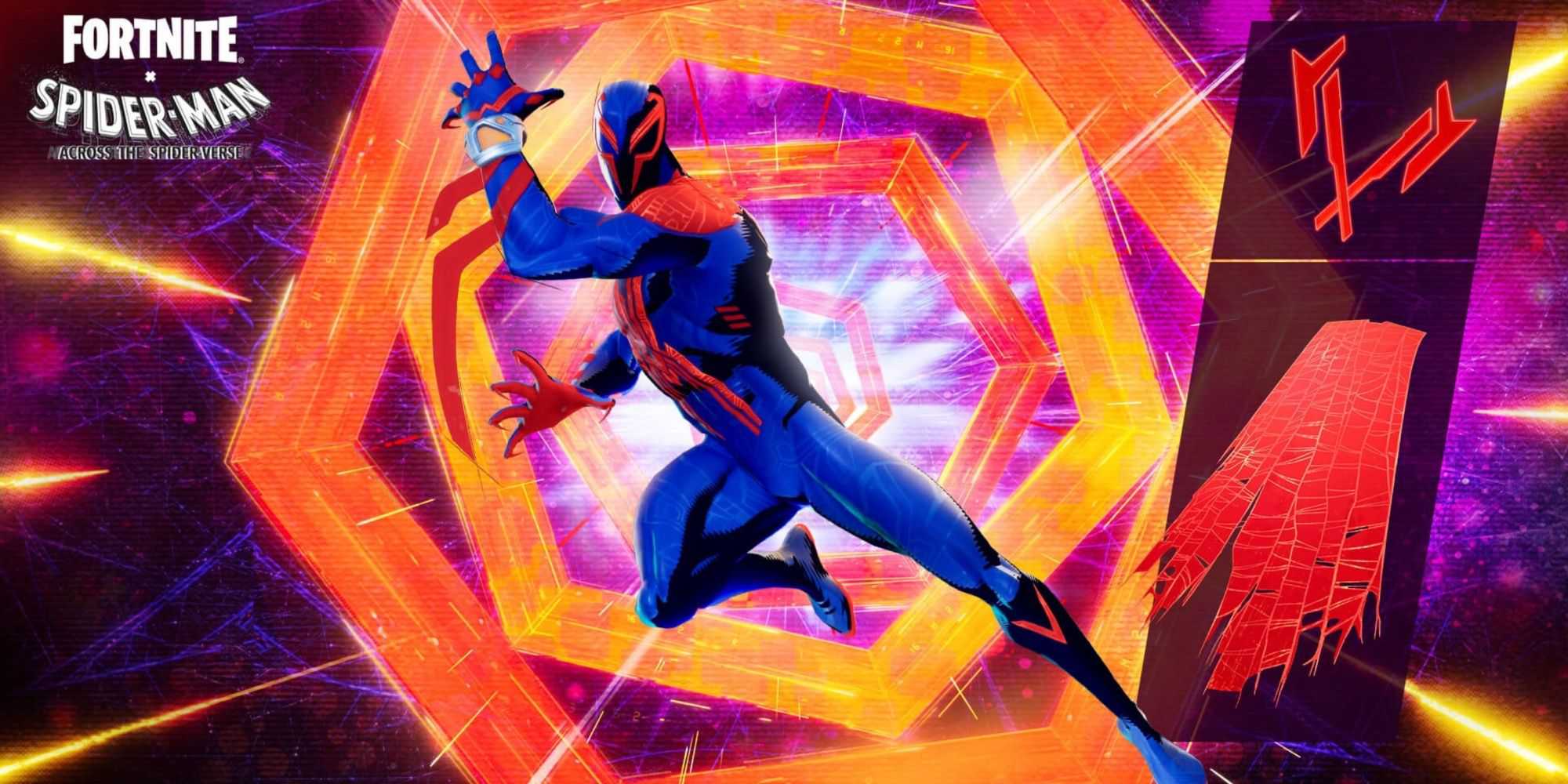 imagem promocional do conjunto completo do homem aranha 2099