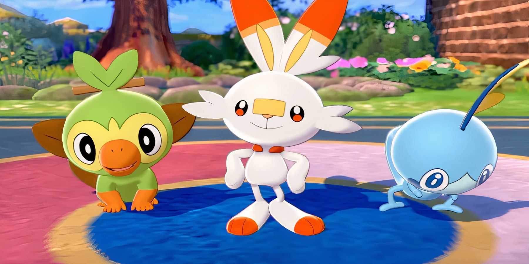 the starters of pokemon sword and shield