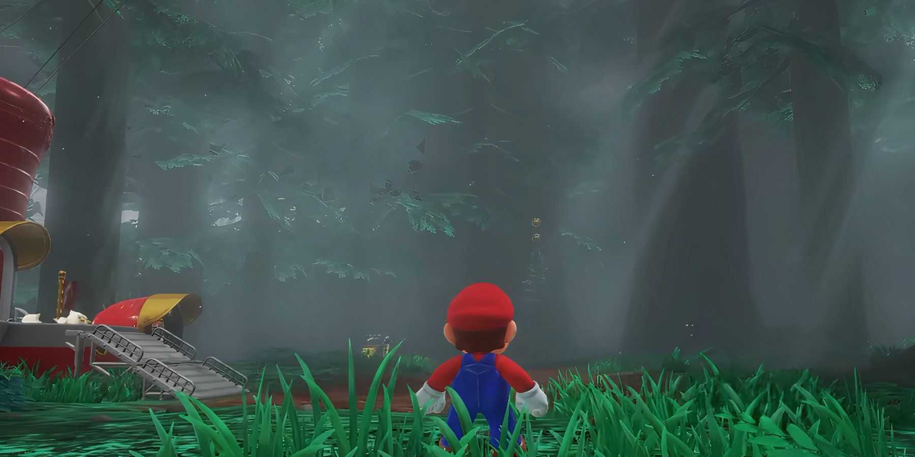 mario in a jungle