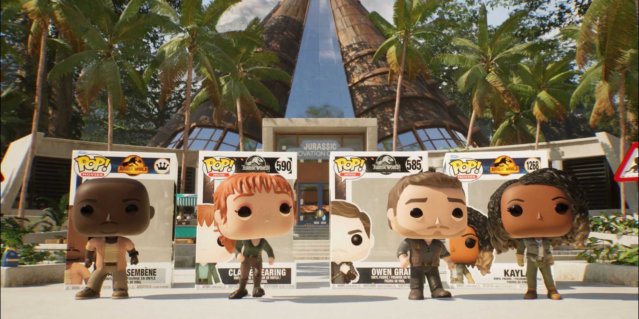 The Jurassic World cast in Funko Fusion