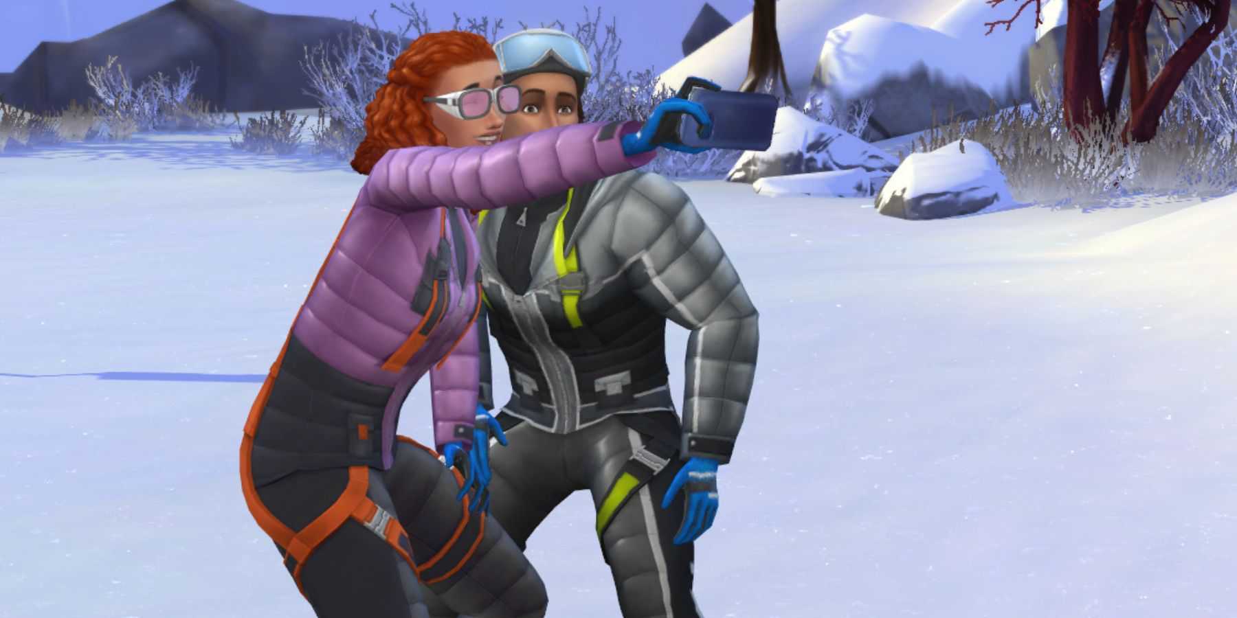 The Sims 4 snowy escape 