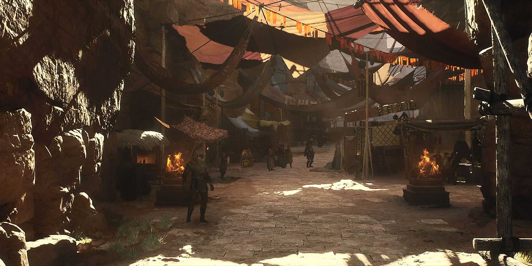 A Battahl town in Dragon's Dogma 2