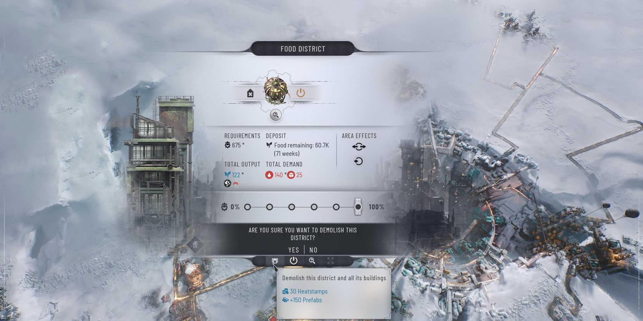 Como Demolir Edifícios em Frostpunk 2