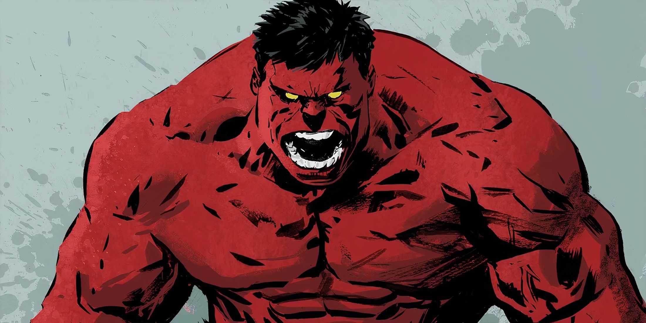 Hulk Vermelho Nos Quadrinhos Da Marvel