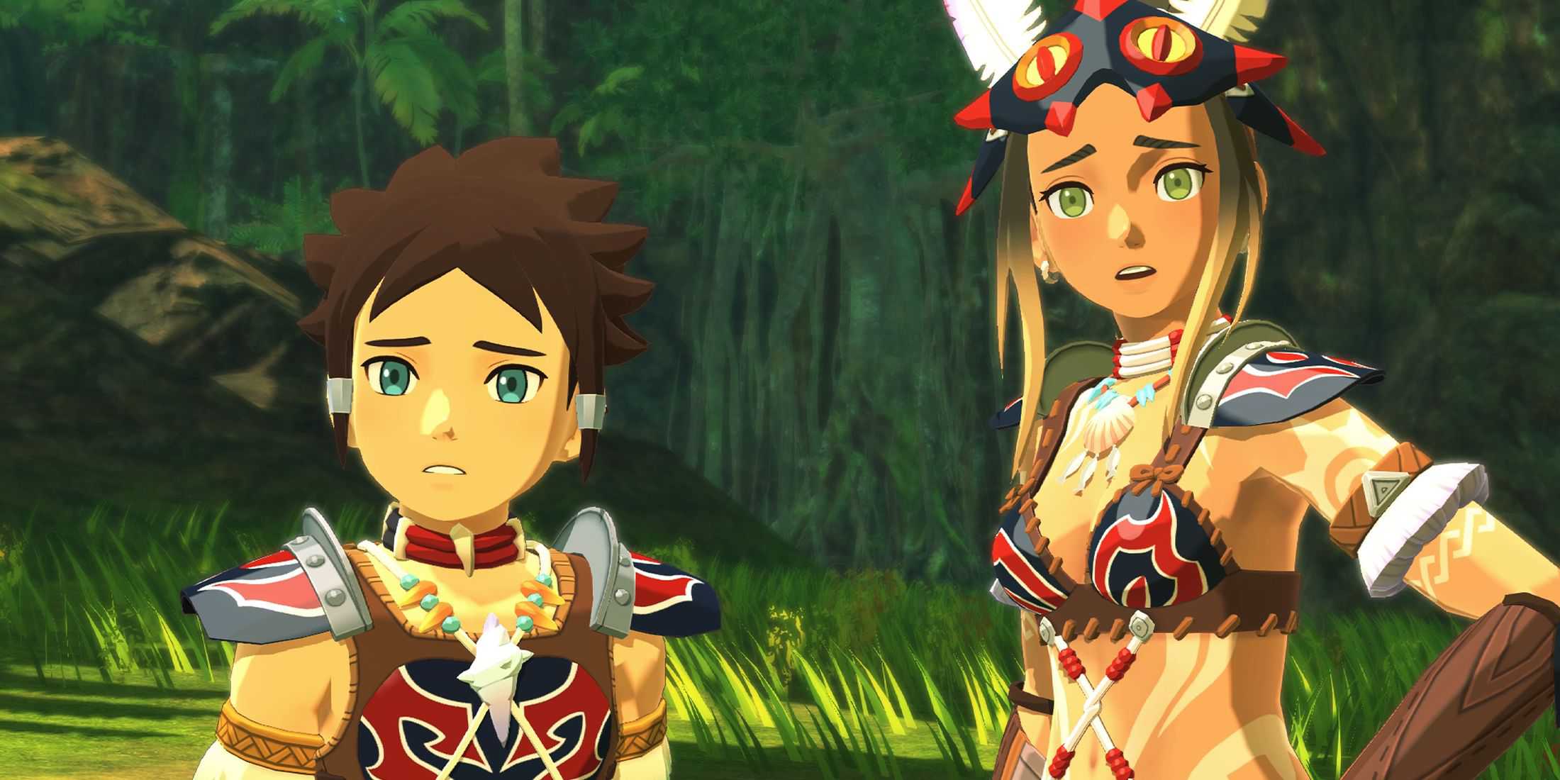 Player and mentor shocked in Monster Hunter Stories 2