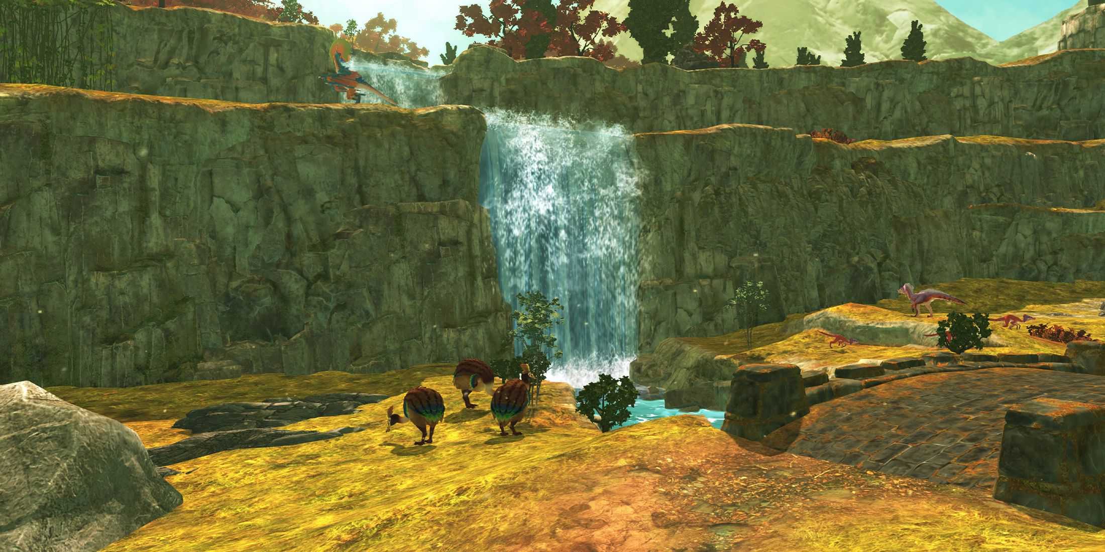 Waterfall in Monster Hunter Stories 2