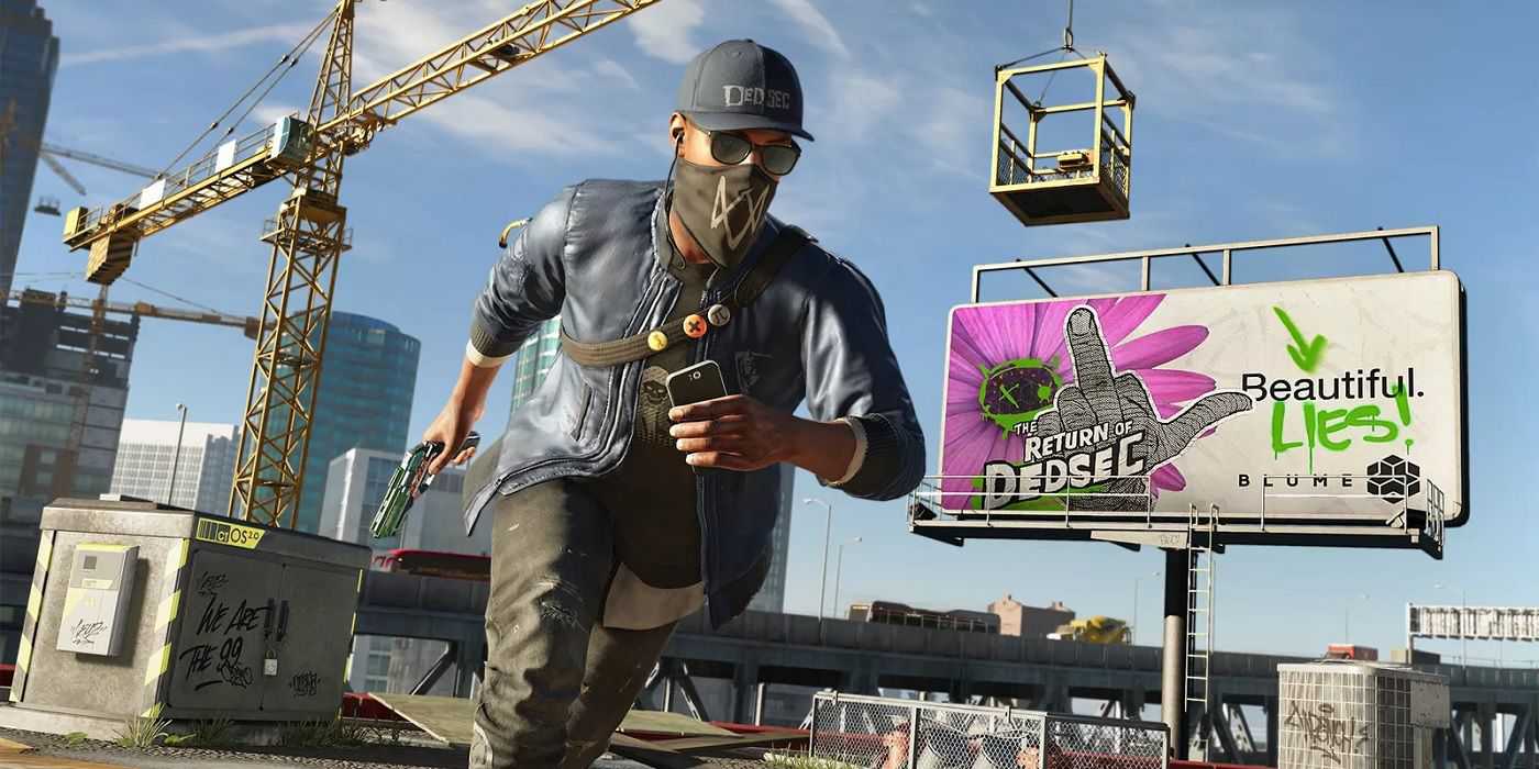 Protagonista correndo em Watch Dogs 2