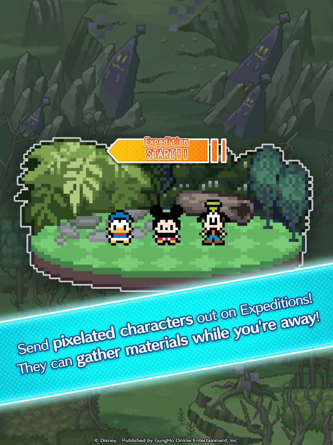 Disney Pixel RPG promo screenshot tablet 2