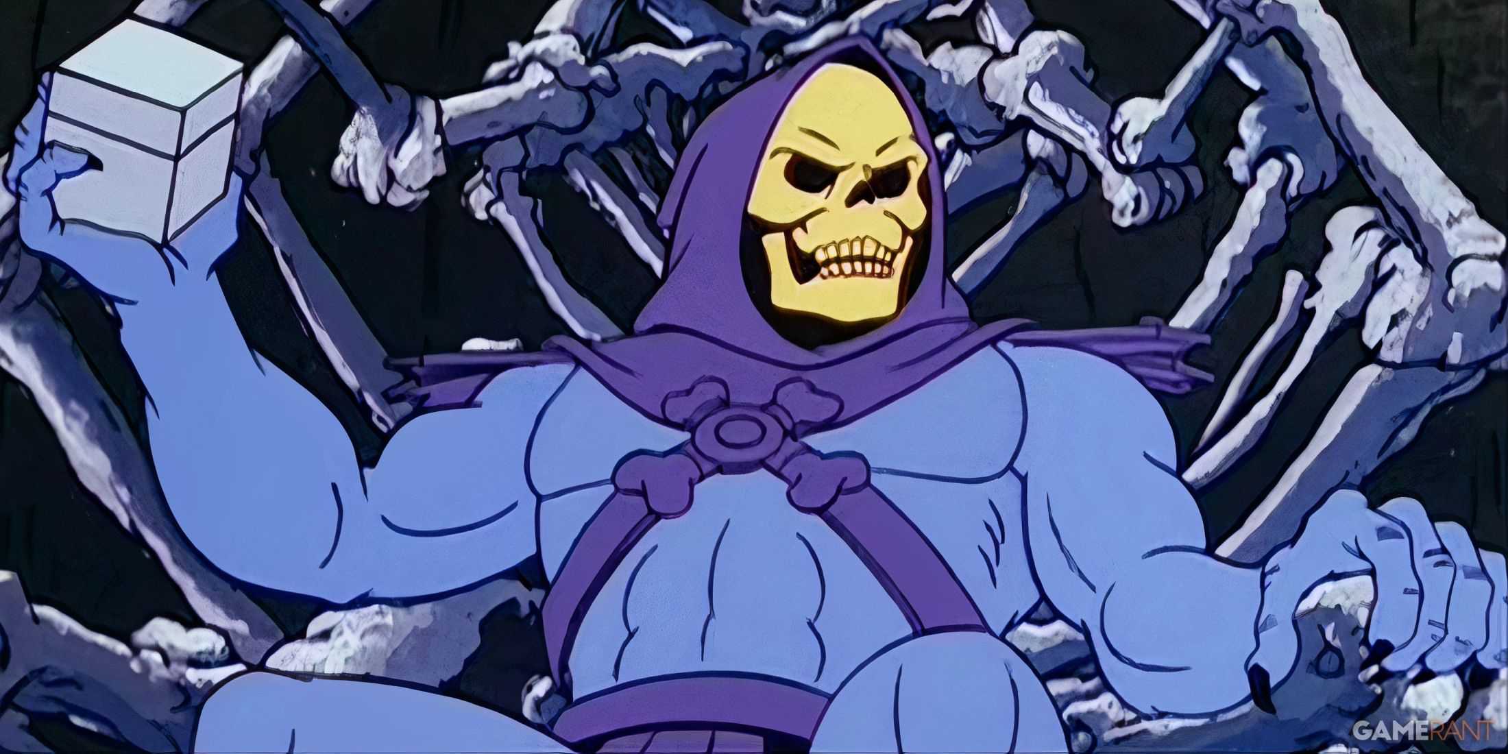 Skeletor Seated on a throne