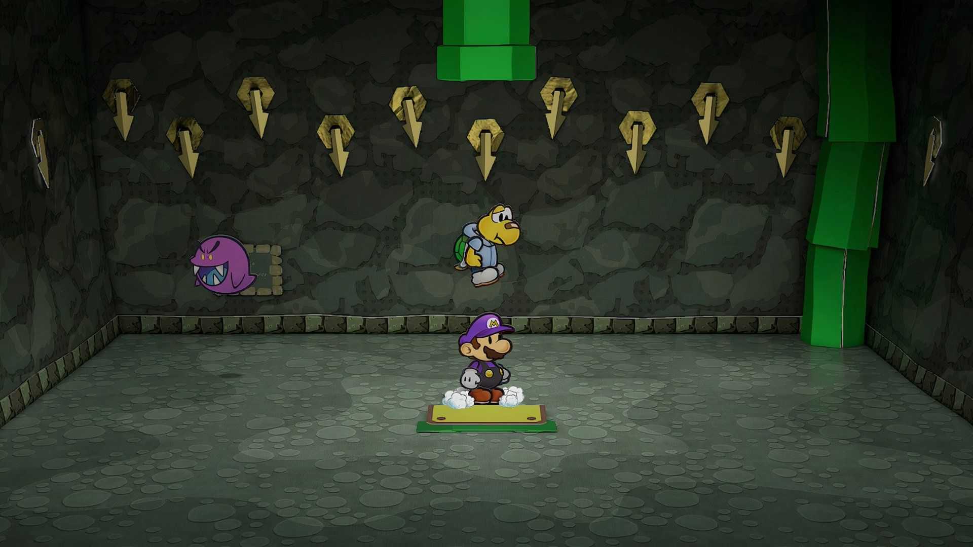 Paper Mario: The Thousand-Year Door – Pit of 100 Trials com Dark Boo