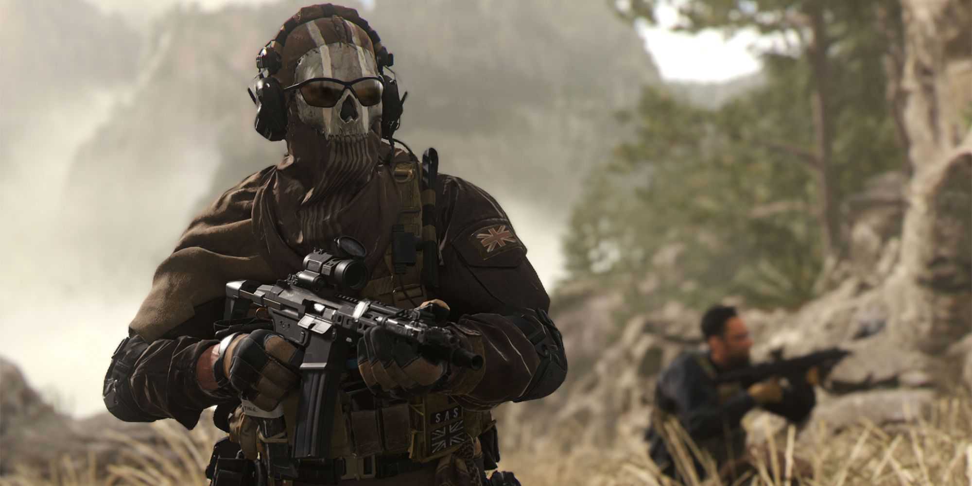 A picture of Ghost with Alejandro in the background in Call of Duty: Modern Warfare 2 (2022)