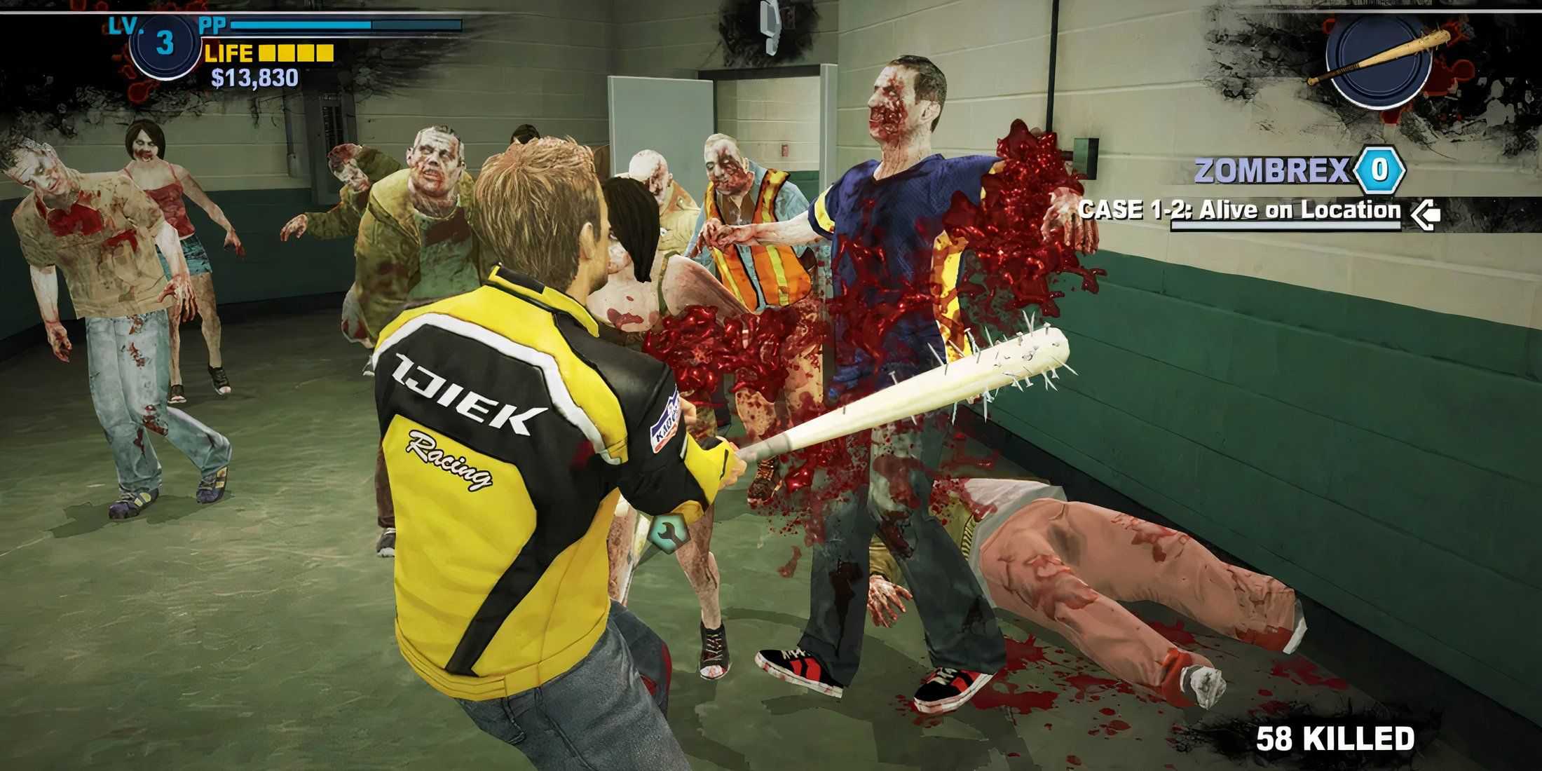 Using a spiked bat in Dead Rising 2