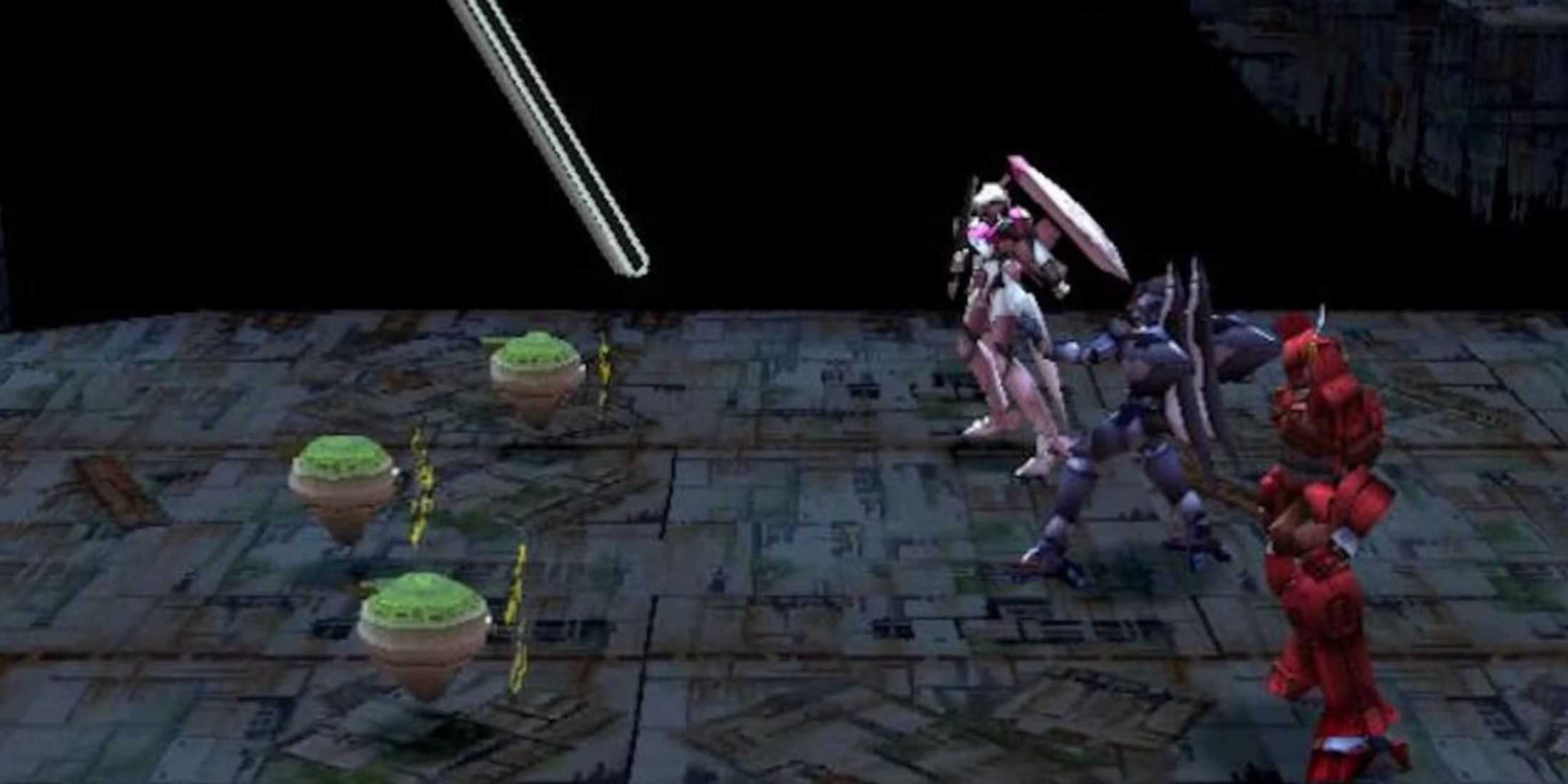 Xenogears - Gears Facing Mechanical Enemies