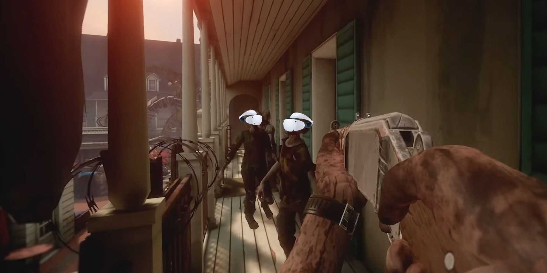 Walking Dead Saints and Sinners 2 Balcony PSVR2