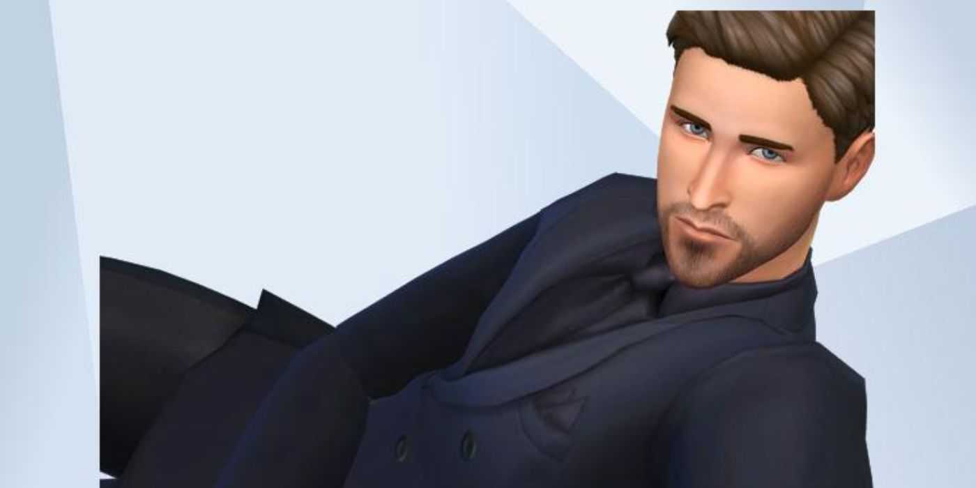 Uma imagem de Ryan Gosling recriada em The Sims 4