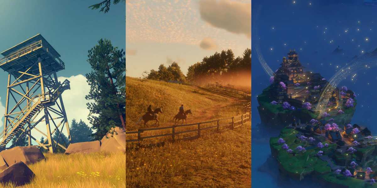 Exploração da Natureza em Jogos de Mundo Aberto: Principais Títulos