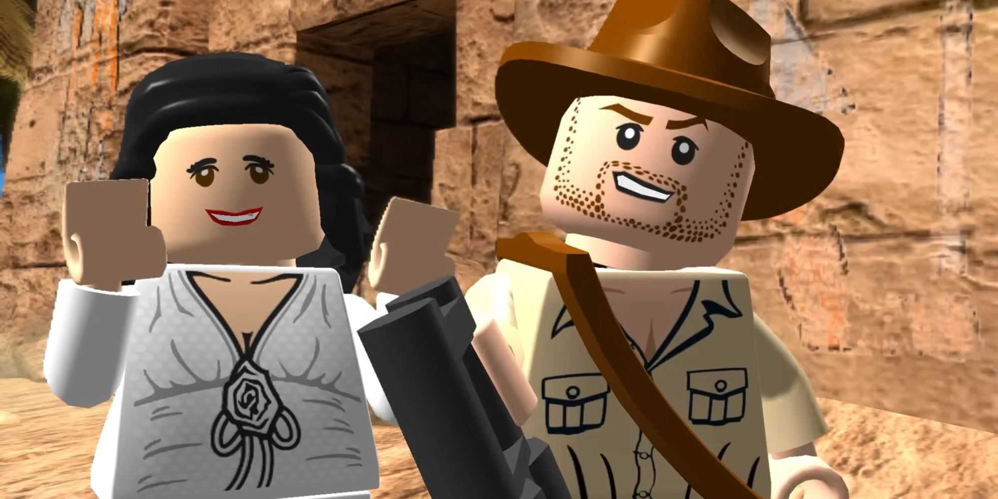 Indiana Jones and Marion Ravenwood in LEGO Indiana Jones The Original Adventures