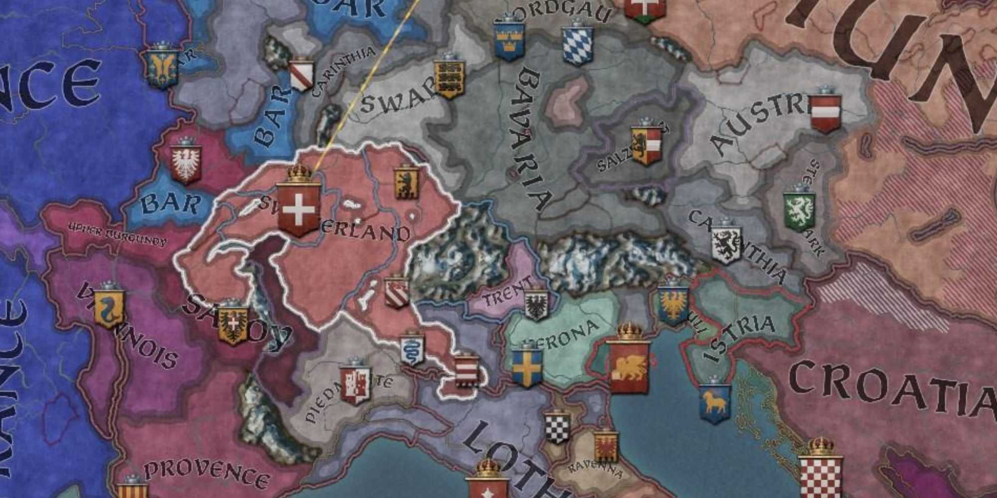 Reino da Suíça Crusader Kings 3