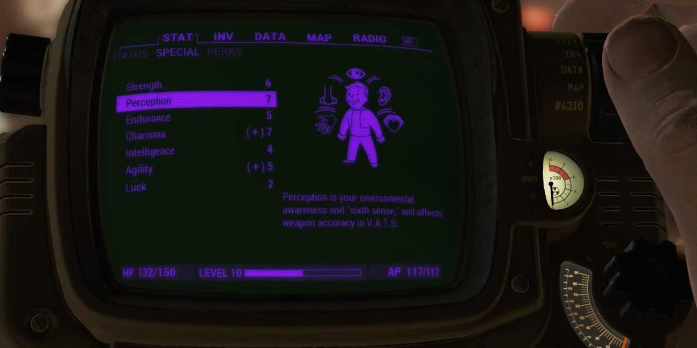 Fallout 4 dicas e truques – estatísticas especiais sobre pipboy