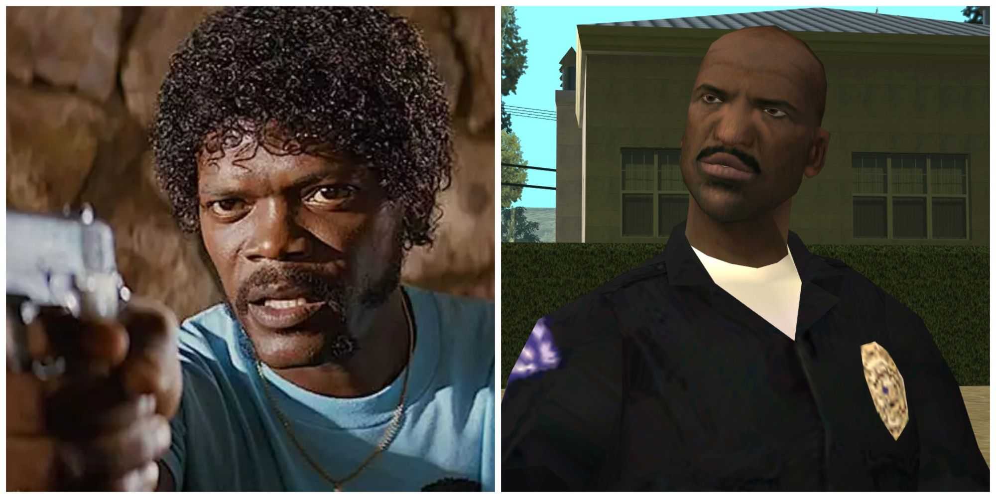 Samuel L. Jackson como Jules Winfield; Frank Tenpenny (dublado por Jackson) em GTA San Andreas