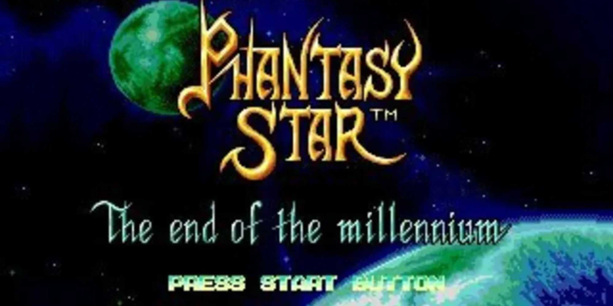 Title screen from Phantasy Star 4