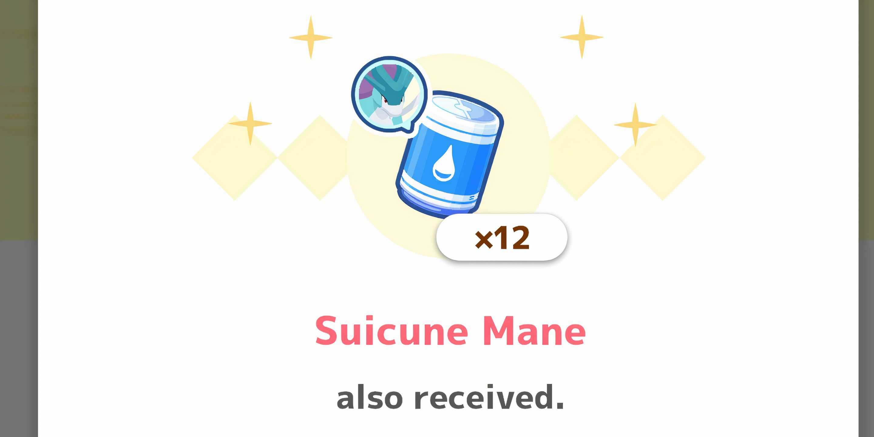 pokemon sleep suicune event mane