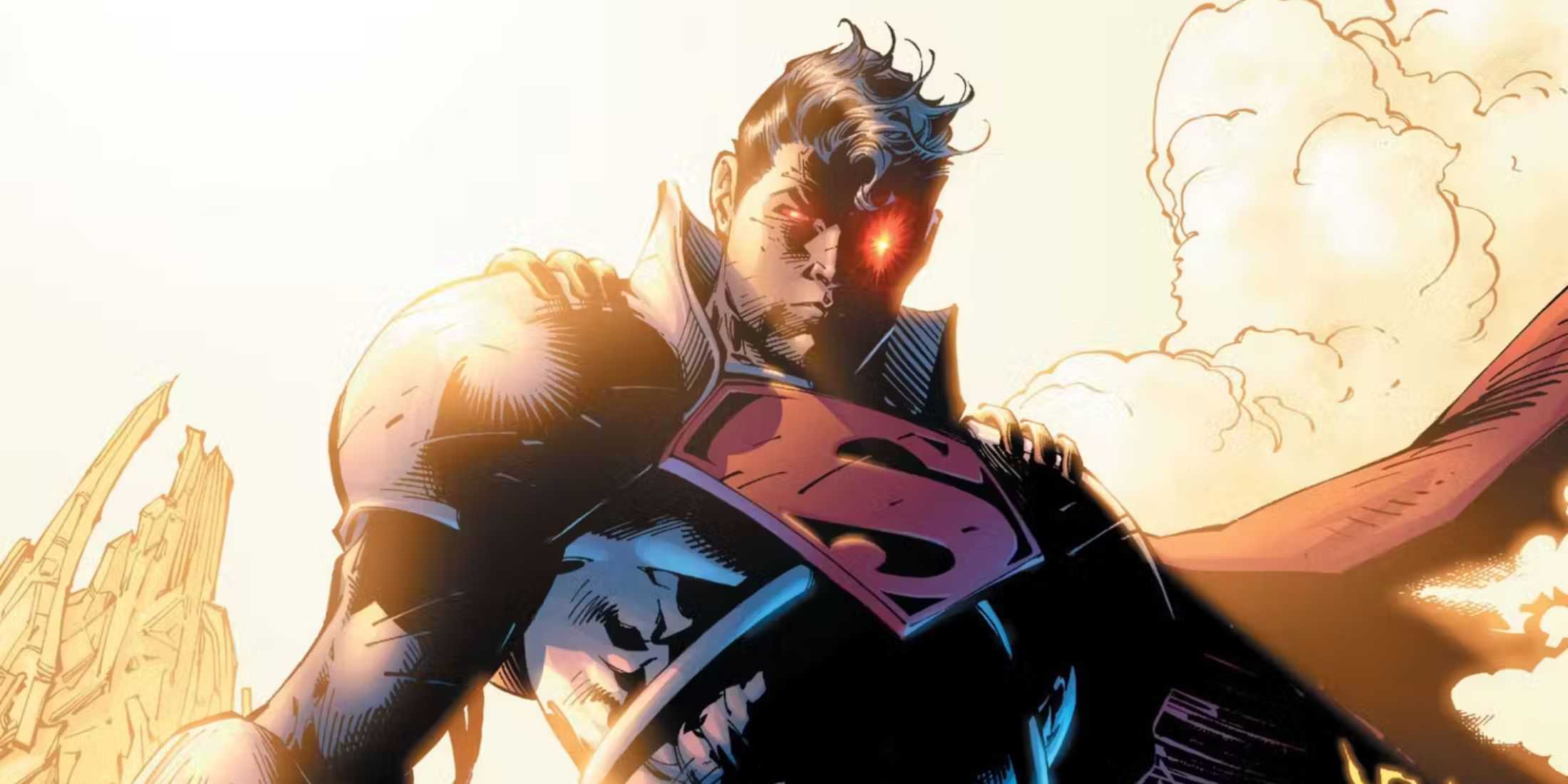 Uma imagem do Superboy-Prime da DC Comics