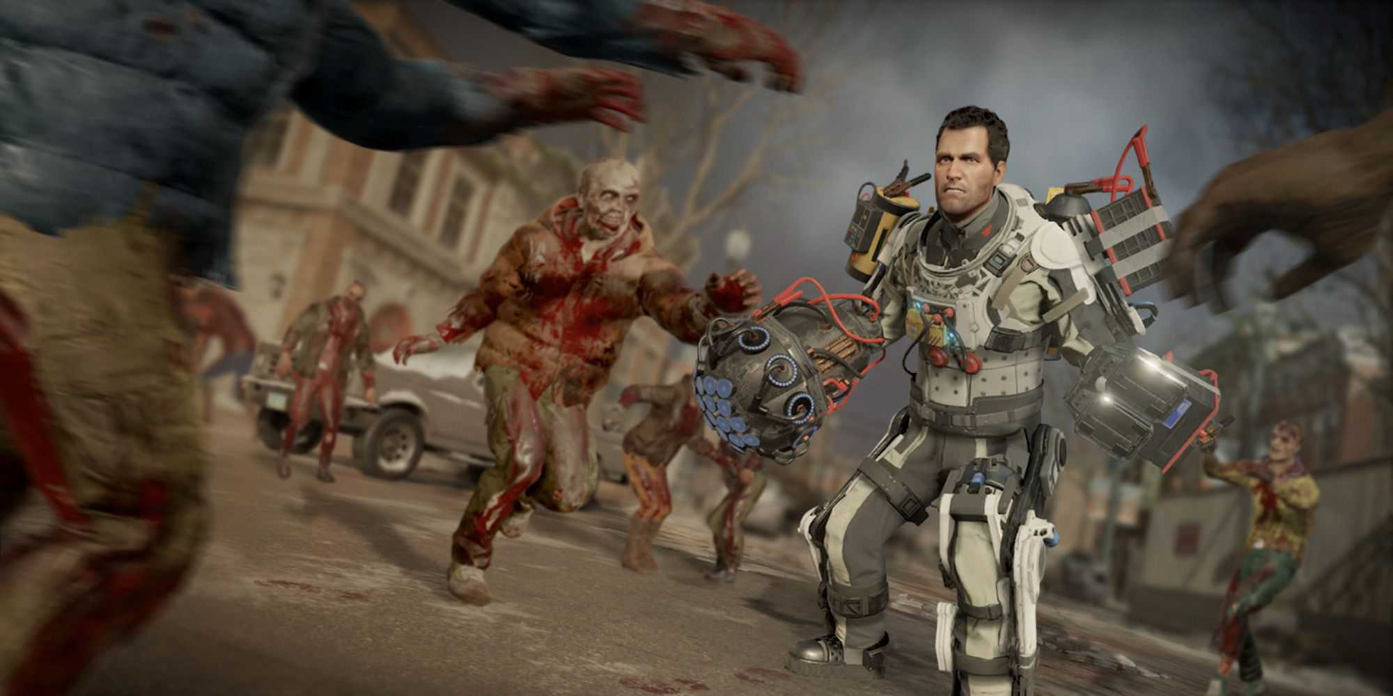 Fighting zombies in Dead Rising 4